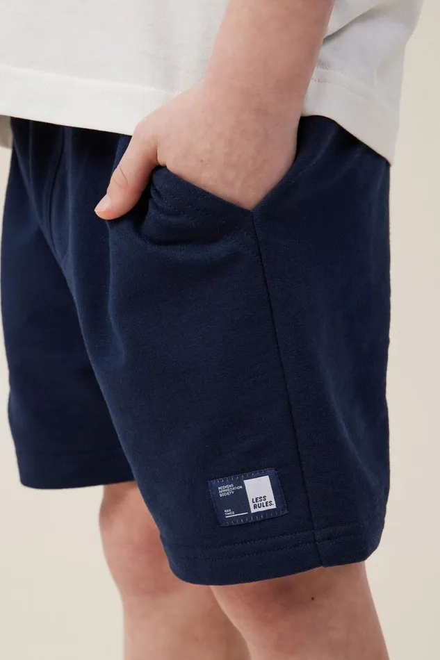 Boys 214 Shorts Cotton On Henry Slouch Short Navy Core