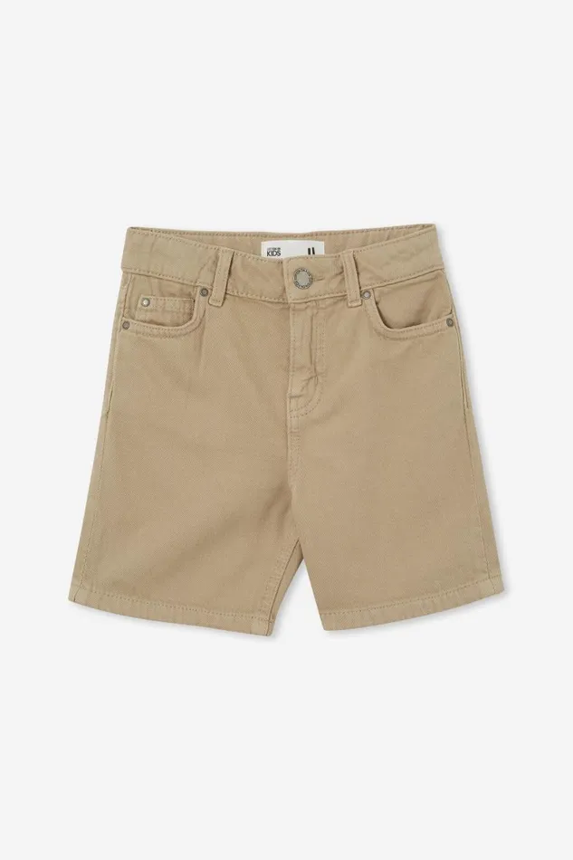 Boys 214 Shorts Cotton On Regular Fit Short Bronte Stone