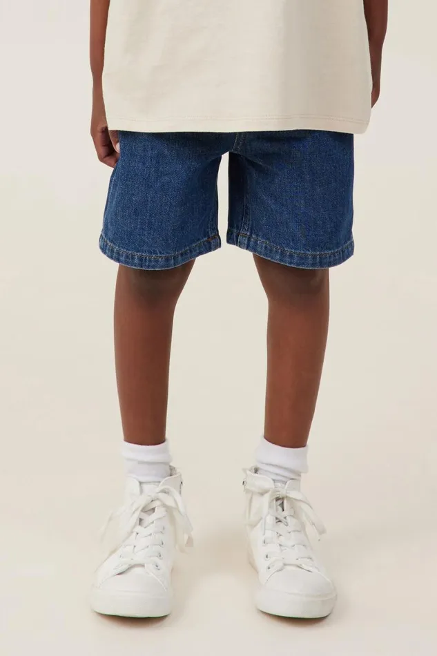Boys 214 Shorts Cotton On Regular Fit Short Sorrento Dark Blue
