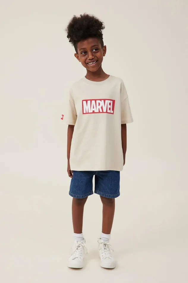 Boys 214 Shorts Cotton On Regular Fit Short Sorrento Dark Blue