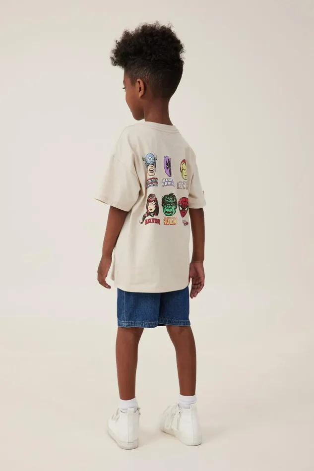 Boys 214 Shorts Cotton On Regular Fit Short Sorrento Dark Blue