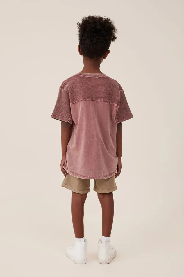 Boys 214 Shorts Cotton On Will Chino Short Washed Stone