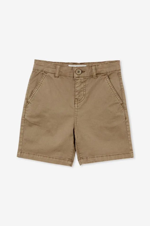 Boys 214 Shorts Cotton On Will Chino Short Washed Stone