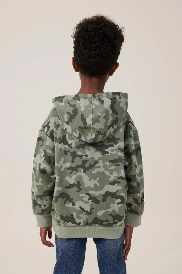 Boys 214 Sweatshirts and Sweatpants Cotton On License Emerson Hoodie Lcn Uni Camojurassic Park