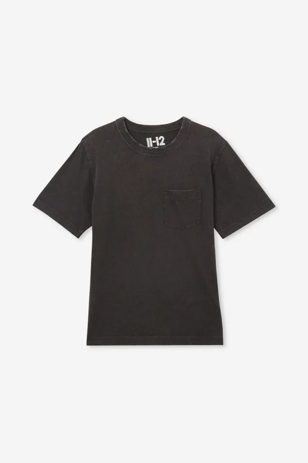 Boys 214 Tops and TShirts Cotton On The Eddy Essential Short Sleeve Tee Phantom Wash