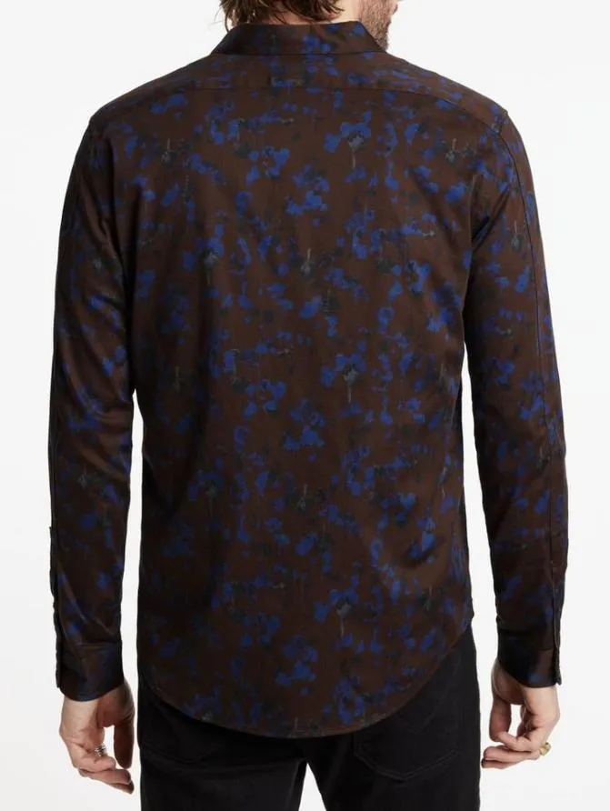 BUCKS SHIRT Chocolate Clothing John Varvatos Shirts