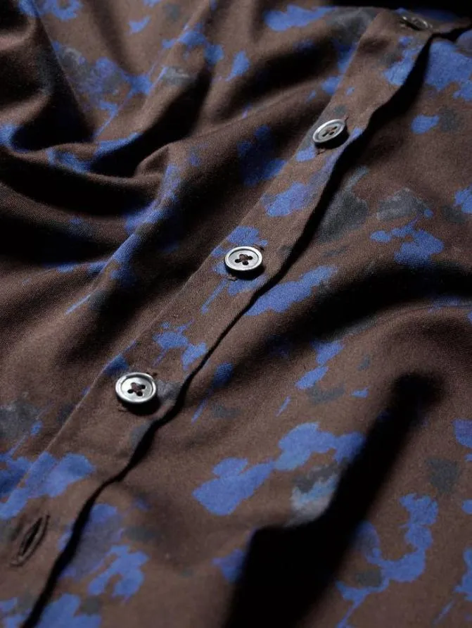 BUCKS SHIRT Chocolate Clothing John Varvatos Shirts