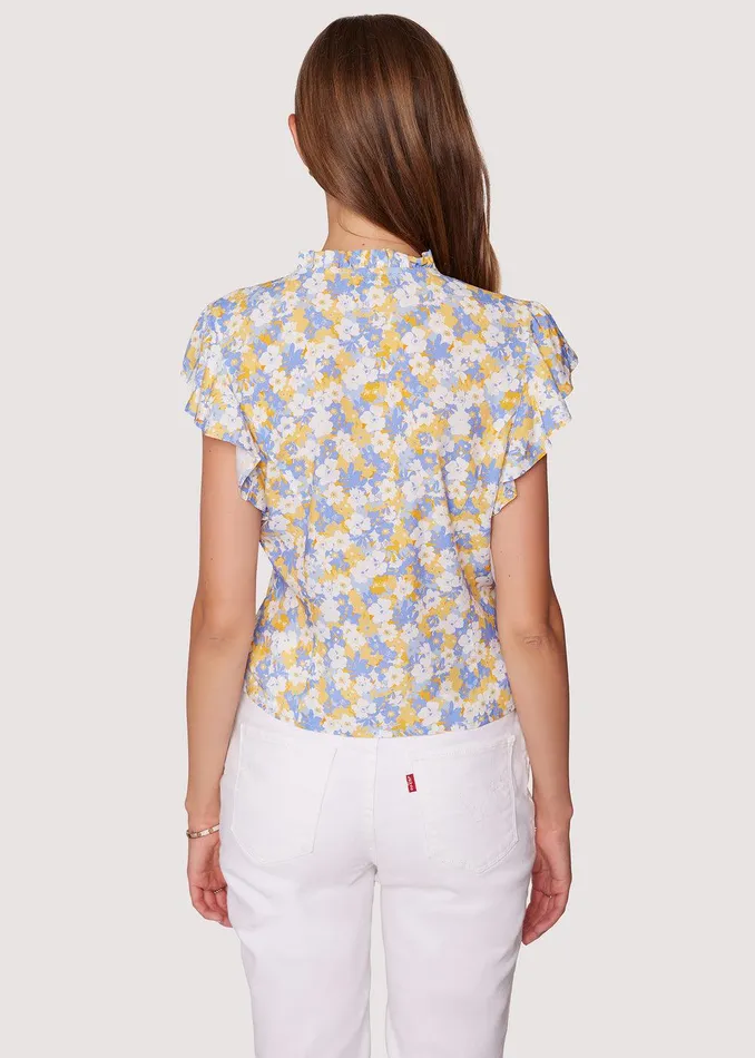 Calla Lily Button Down Long Sleeve Top Offwhite Women Lost Wander Tops