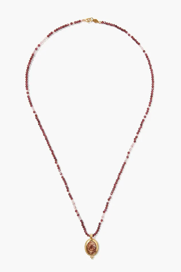 Calypso Necklace Garnet Mix Women Chan Luu Necklaces