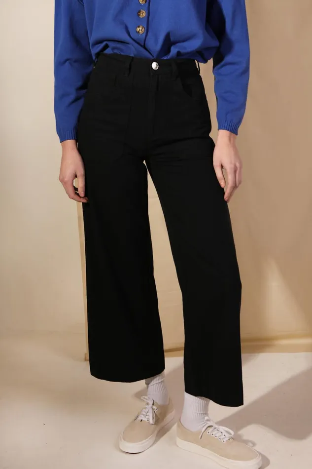 Carpenter Trouser Black Womens LF Markey Trousers