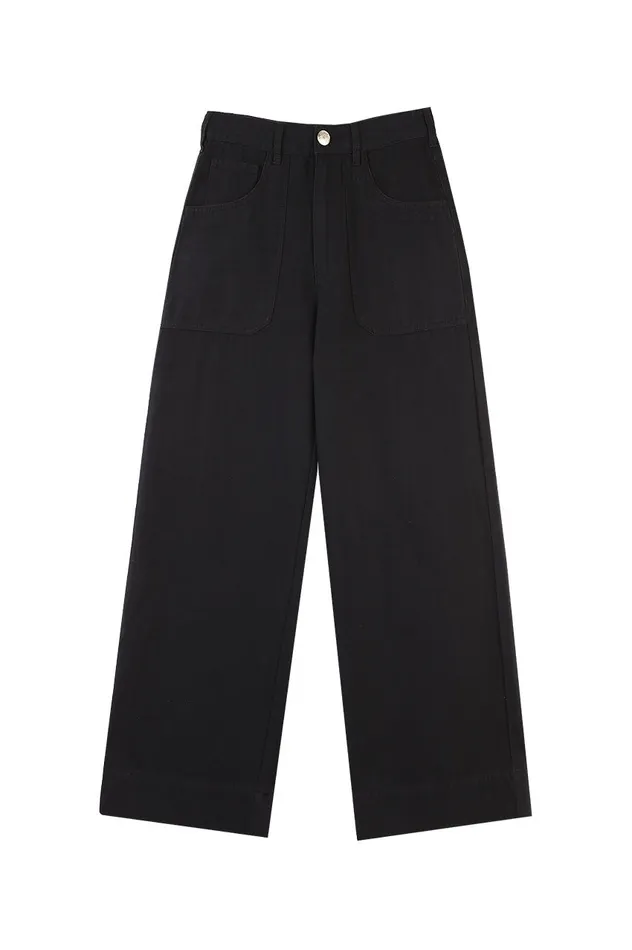 Carpenter Trouser Black Womens LF Markey Trousers