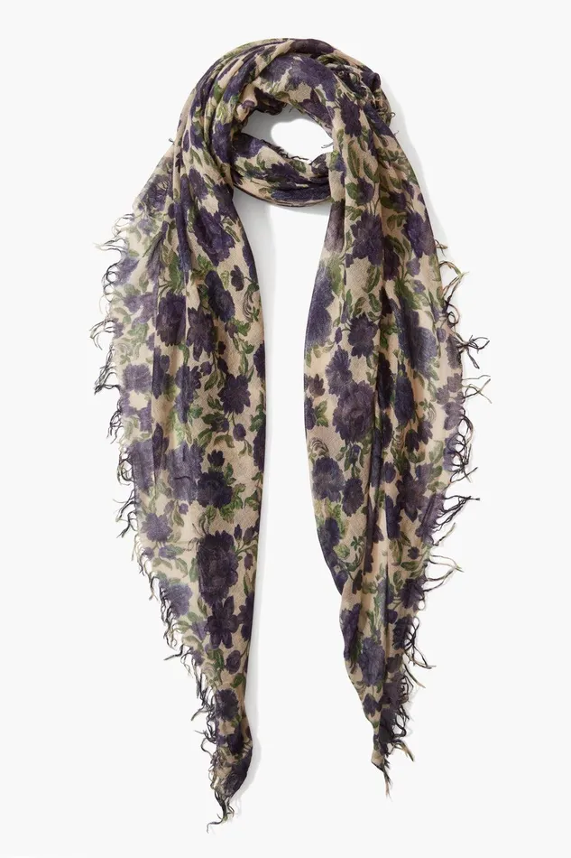 Cashmere And Silk Scarf Concord Garden Women Chan Luu Scarves
