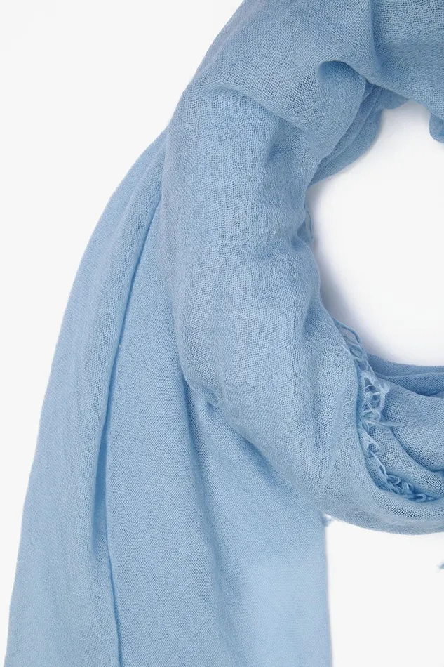 Cashmere And Silk Scarf Simply Blue Women Chan Luu Scarves