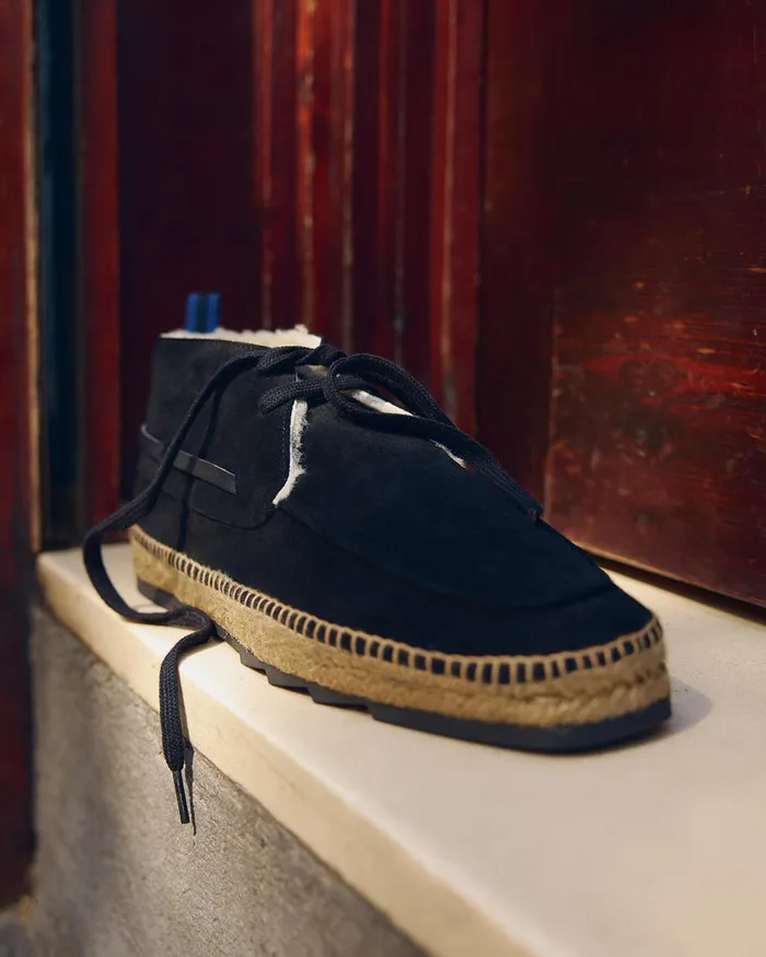 Castaer Bergamo Cosy T186 Negro Men Flat Shoes