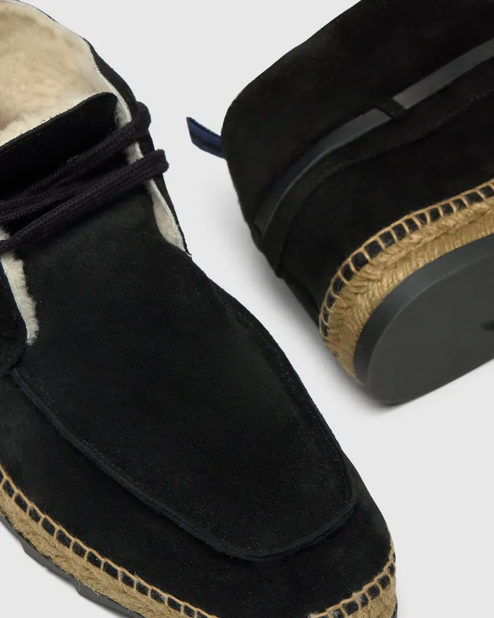 Castaer Bergamo Cosy T186 Negro Men Flat Shoes