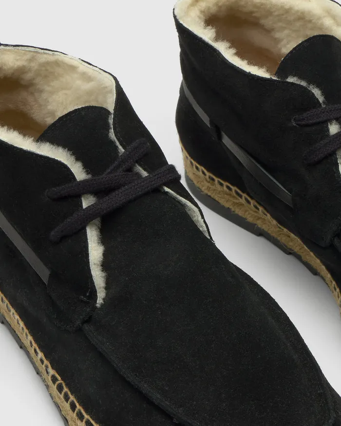 Castaer Bergamo Cosy T186 Negro Men Flat Shoes