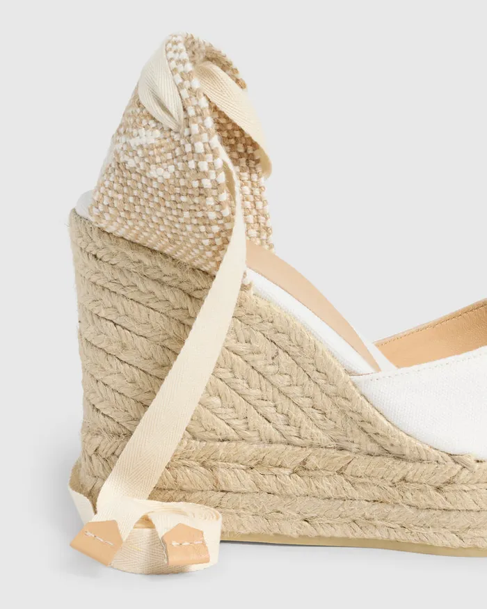 Castaer Carina8ed001 Blanco Women Wedges