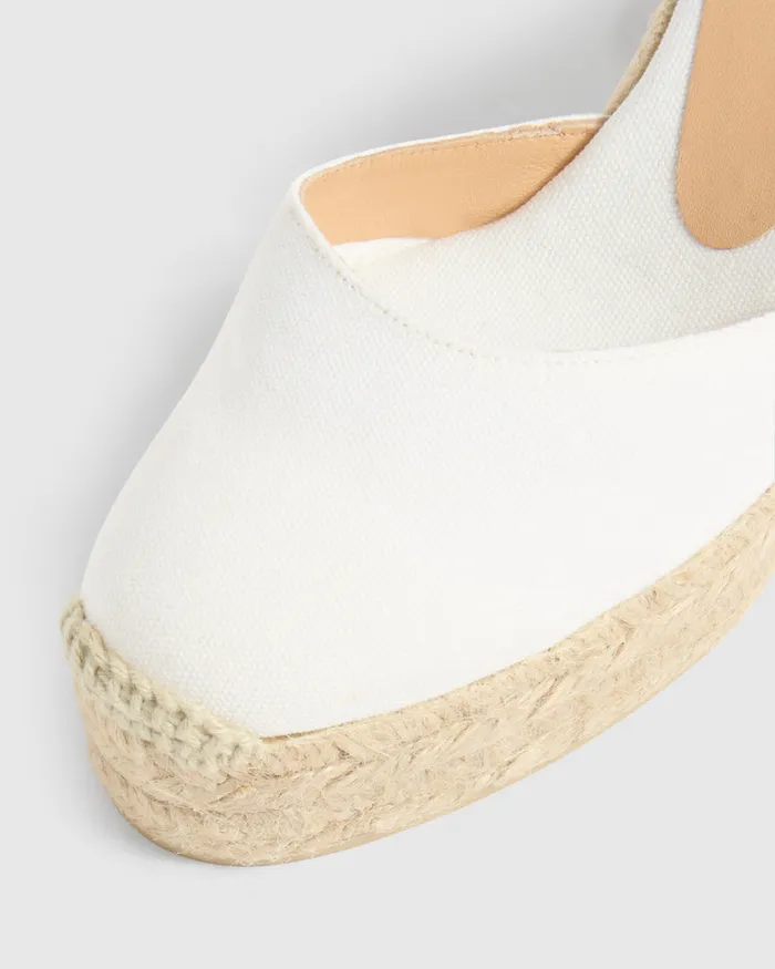 Castaer Carina8ed001 Blanco Women Wedges
