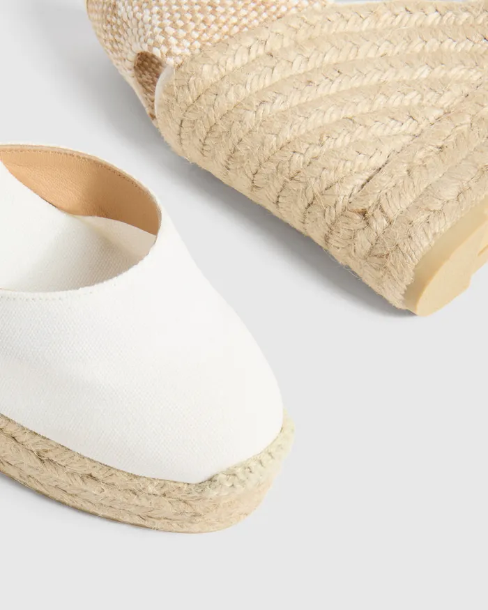 Castaer Carina8ed001 Blanco Women Wedges
