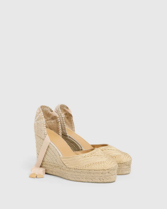 Castaer Carina8ed245 Natural Women Wedges
