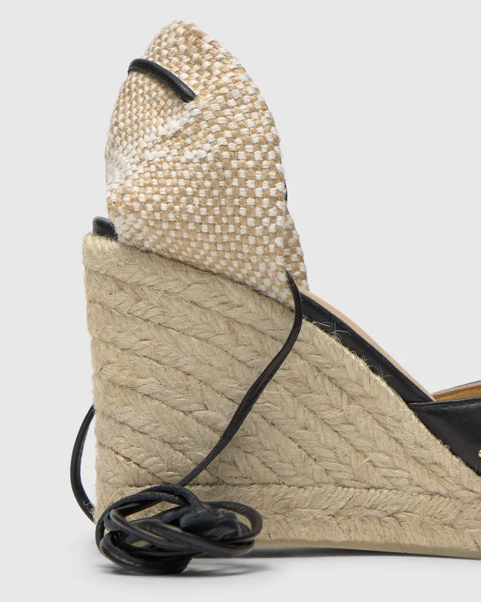 Castaer Carina Studs8250 Negro Women Wedges