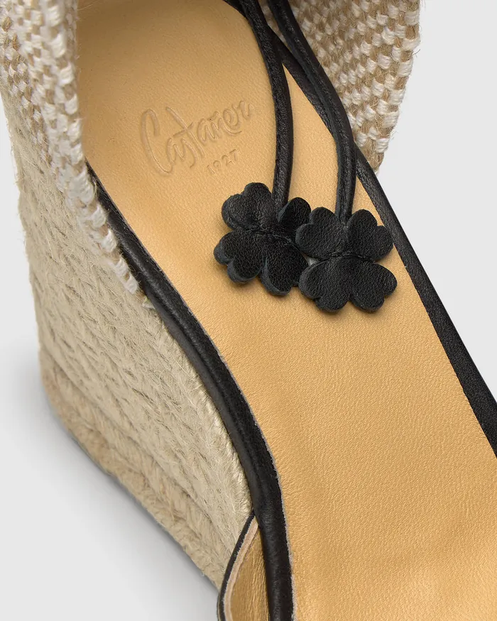 Castaer Carina Studs8250 Negro Women Wedges