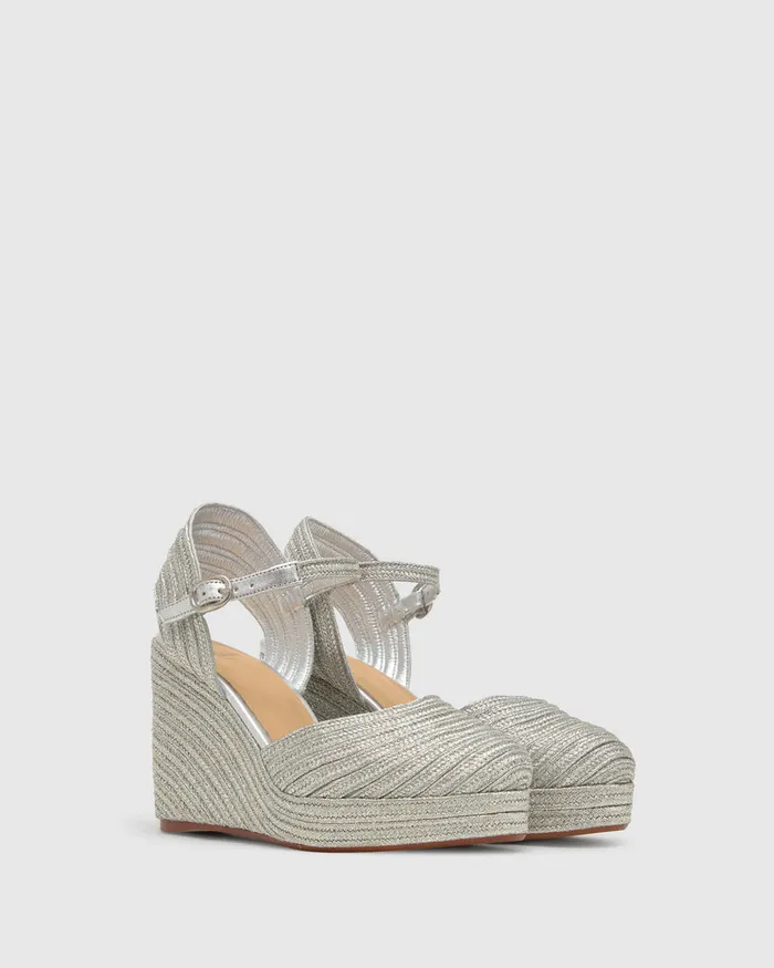 Castaer Carolyn142 Platino Women Wedges