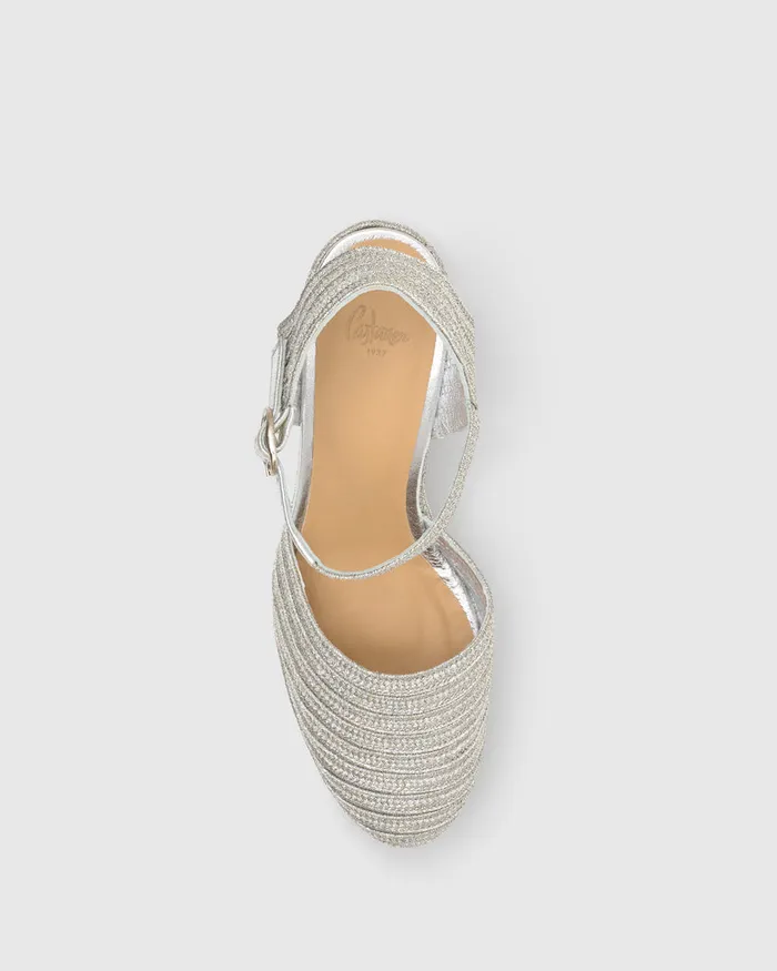 Castaer Carolyn142 Platino Women Wedges