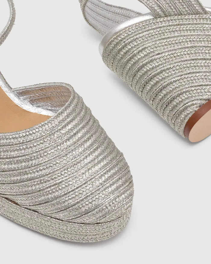 Castaer Carolyn142 Platino Women Wedges