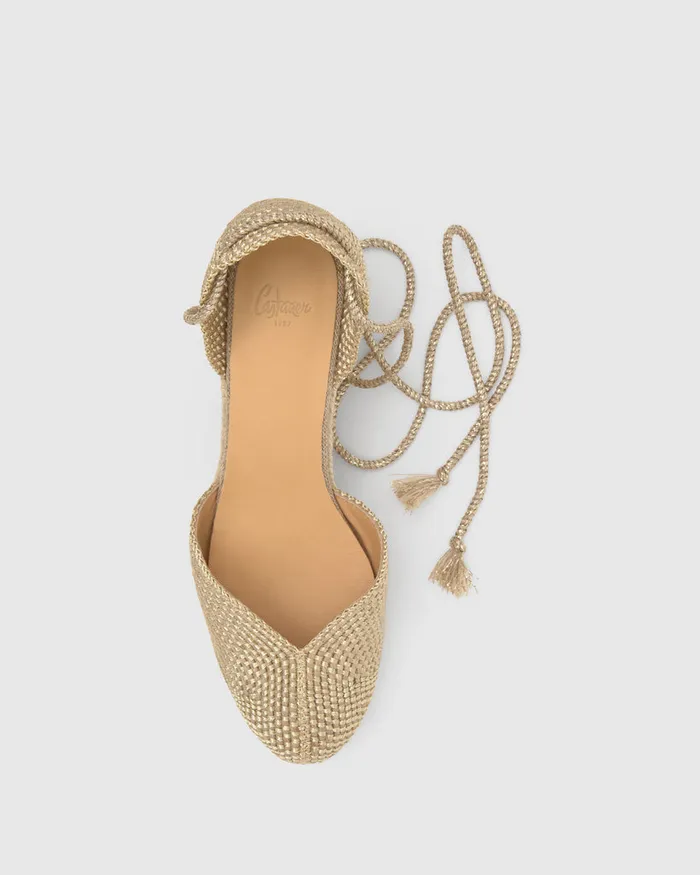 Castaer Cora6256 Oro Women Wedges