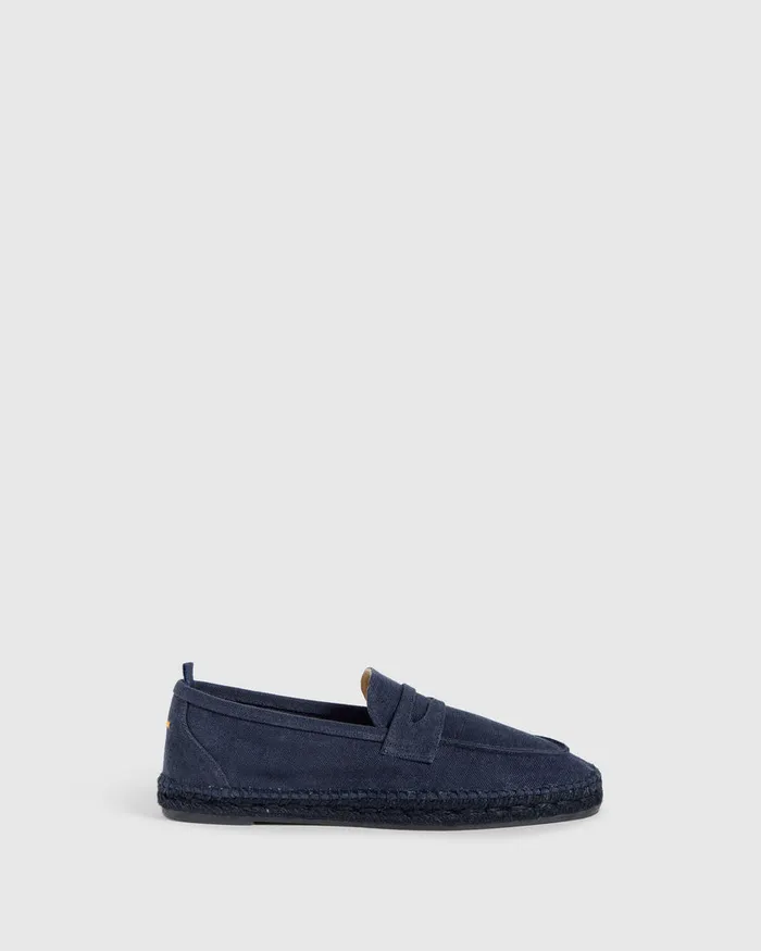 Castaer Nacho C002 Azul Oxford Men Flat Shoes