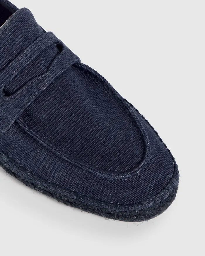 Castaer Nacho C002 Azul Oxford Men Flat Shoes