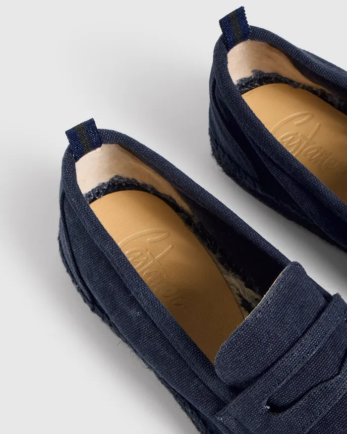 Castaer Nacho C002 Azul Oxford Men Flat Shoes
