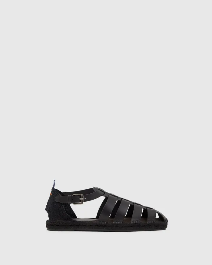 Castaer Pietro C261 Negro Men Flat Shoes