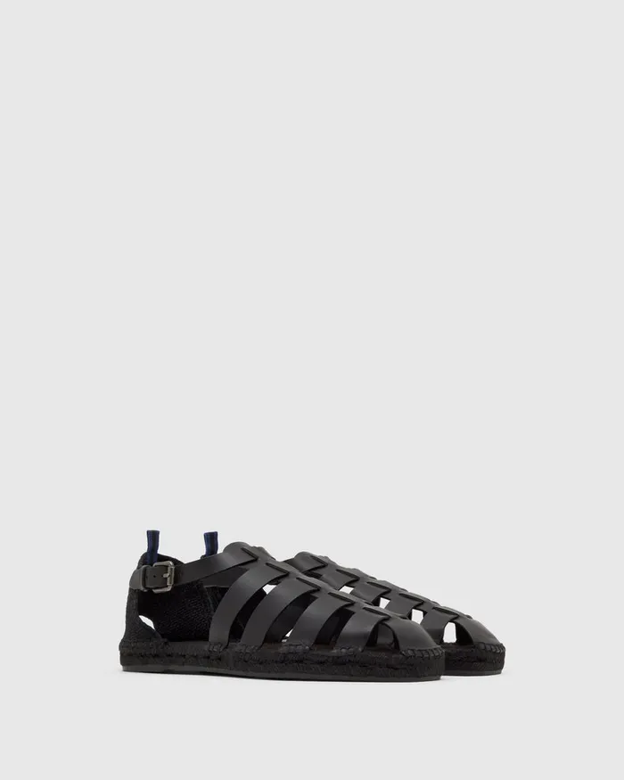 Castaer Pietro C261 Negro Men Flat Shoes
