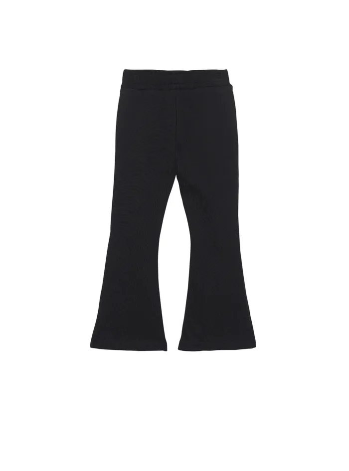 Casual Flared Trousers Black Kids Balmain