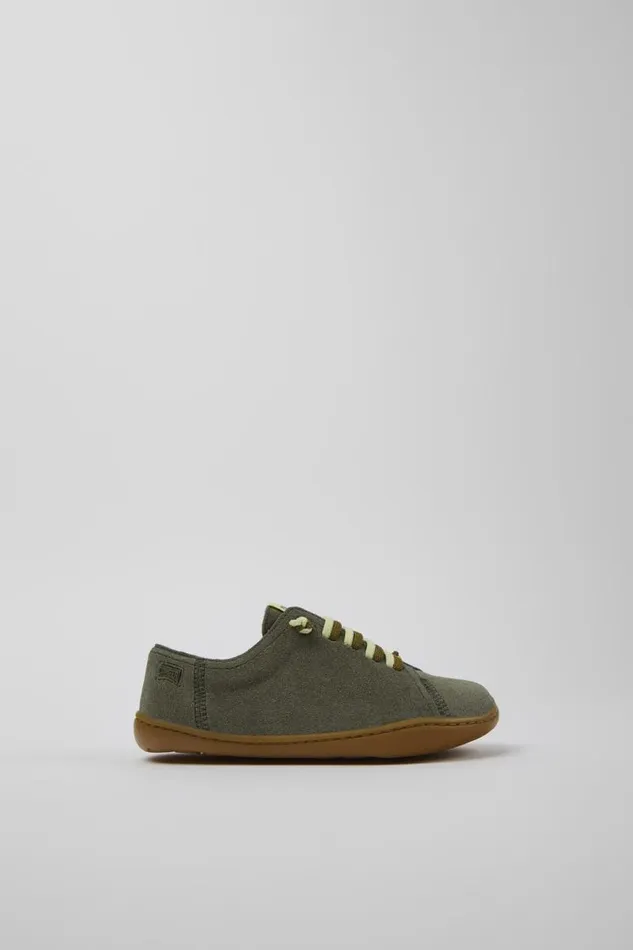 Casual Shoes Kids Camper Peu Green Nubuck Kids039 Shoe Casual Shoes Kids Camper Peu Green Nubuck Kids039 Shoe