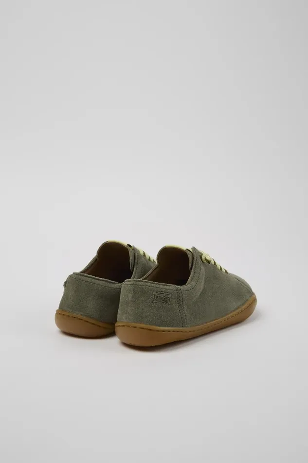 Casual Shoes Kids Camper Peu Green Nubuck Kids039 Shoe Casual Shoes Kids Camper Peu Green Nubuck Kids039 Shoe