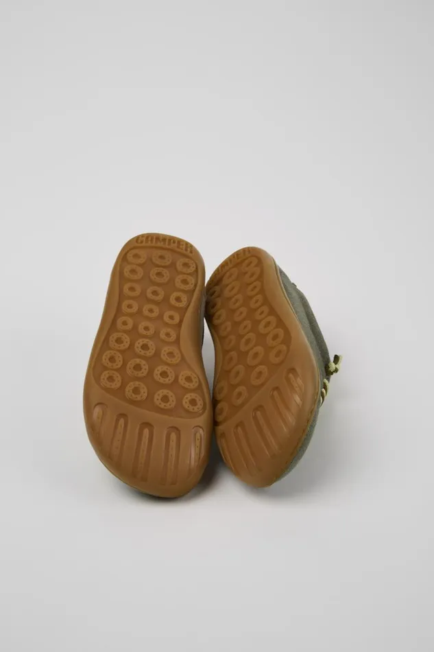 Casual Shoes Kids Camper Peu Green Nubuck Kids039 Shoe Casual Shoes Kids Camper Peu Green Nubuck Kids039 Shoe