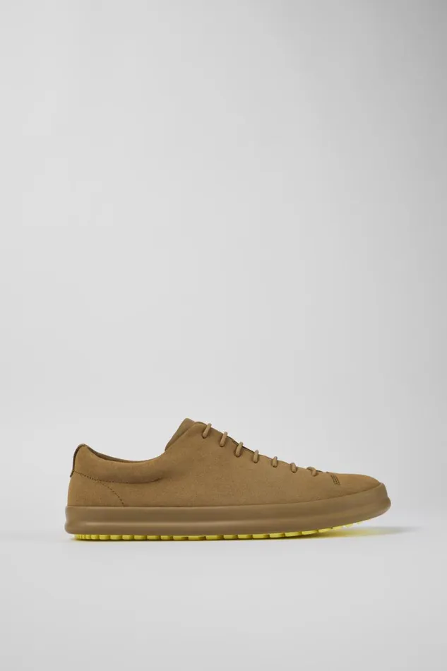 Casual Shoes Men Camper Chasis Brown Nubuck Basket