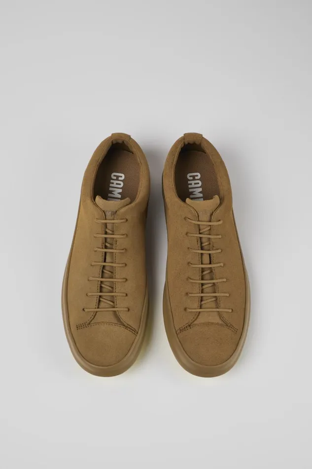Casual Shoes Men Camper Chasis Brown Nubuck Basket