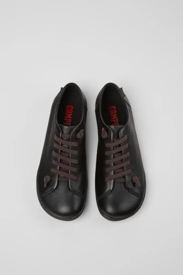 Casual Shoes Women Camper Peu Black Leather Shoe Casual Shoes Women Camper Peu Black Leather Shoe