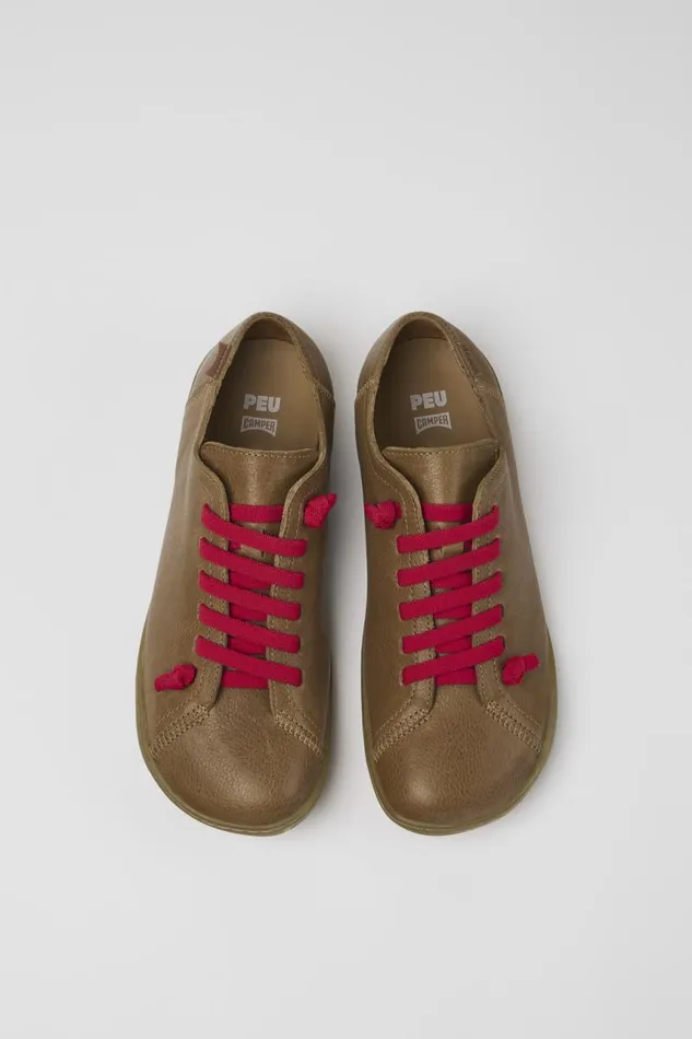 Casual Shoes Women Camper Peu Brown Leather Shoes Casual Shoes Women Camper Peu Brown Leather Shoes