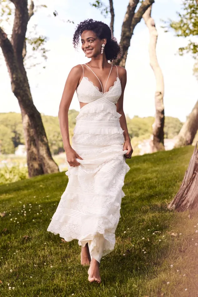Ceremony Women Sachin and Babi Nina Gown 8211 Ivory