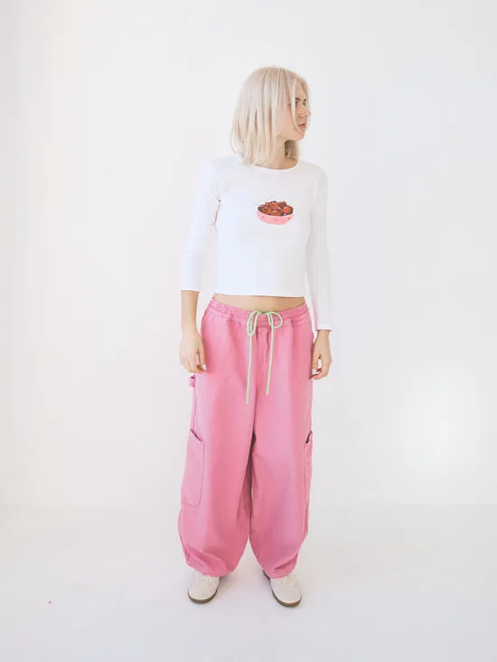 Chef Pant Donut Box Pink Bottoms Lisa Says Gah Women