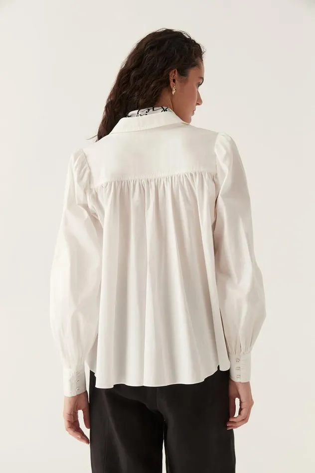 Chloe Scarf Blouse Ivoryblack Women Aje Hats 038 Scarves