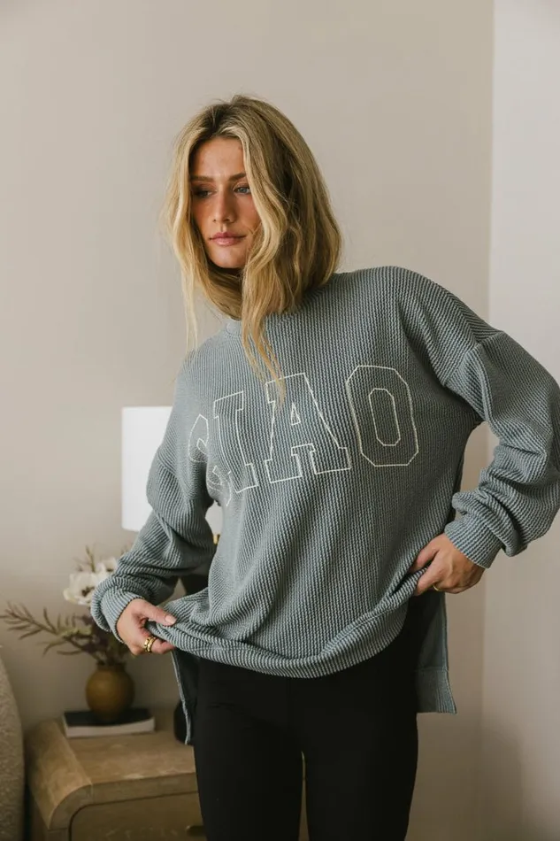 Ciao Graphic Top Sage Women Bohme Tops