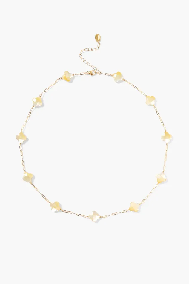 Clover Necklace Yellow MOP Women Chan Luu Necklaces