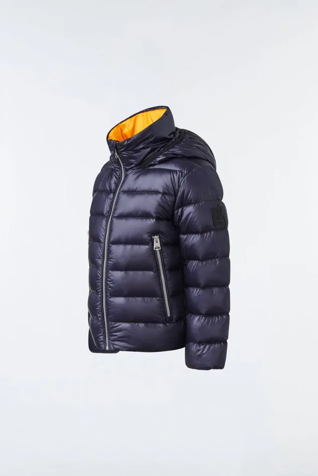 Coats and Jackets Kids Mackage BILLY Recycled Ripstop Down Jacket For Kids 814 Years Black