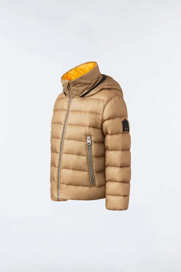 Coats and Jackets Kids Mackage BILLY Recycled Ripstop Down Jacket For Kids 814 Years Black